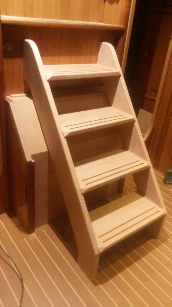 Trap in zeilboot